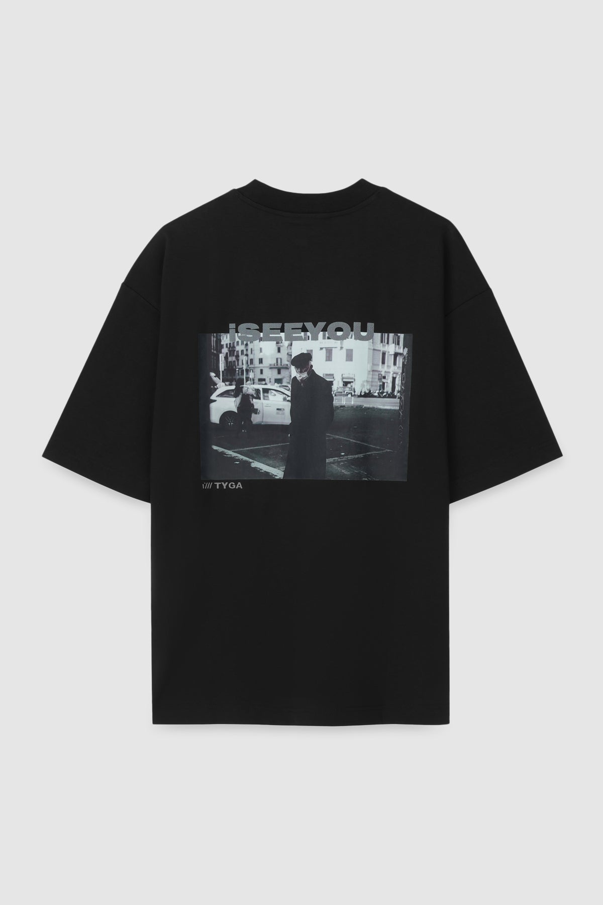 I SEE YOU OVERSIZED T-SHIRT - BLACK
