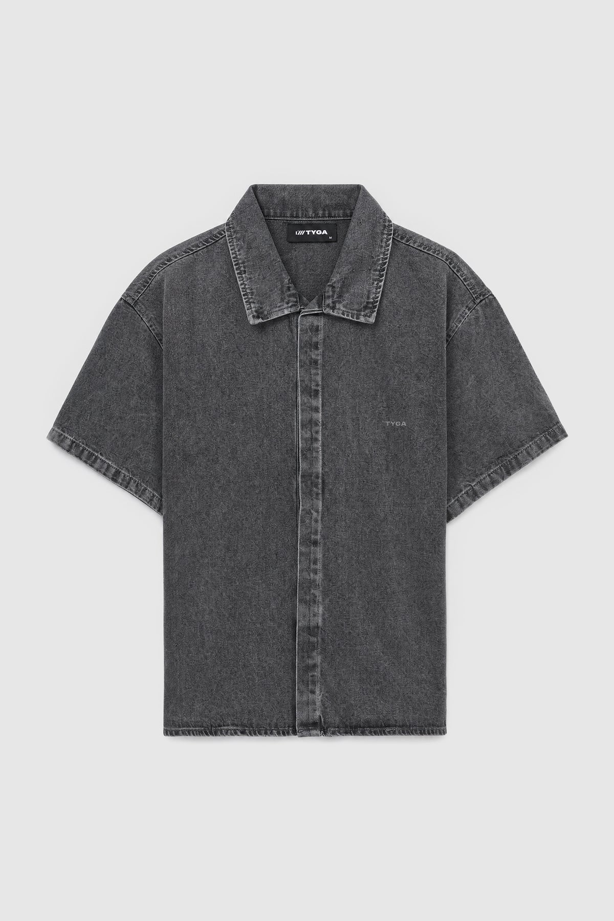 KERUPUK DENIM OVERSHIRT - GRAY