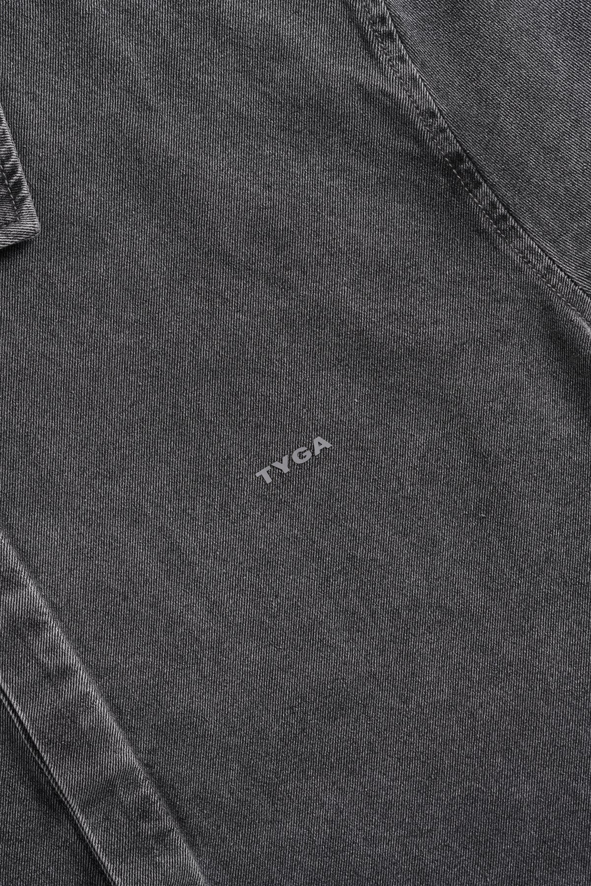 KERUPUK DENIM OVERSHIRT - GRAY