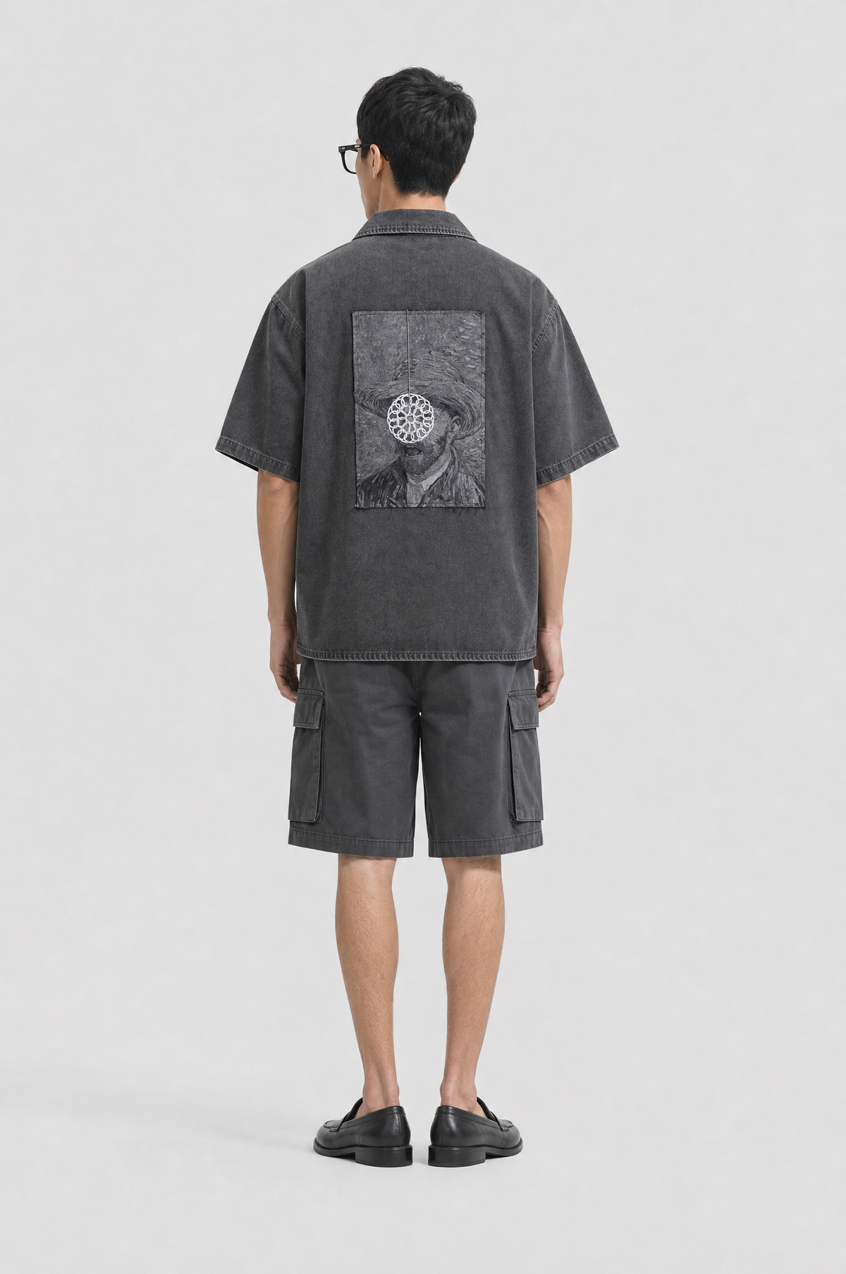 KERUPUK DENIM OVERSHIRT - GRAY