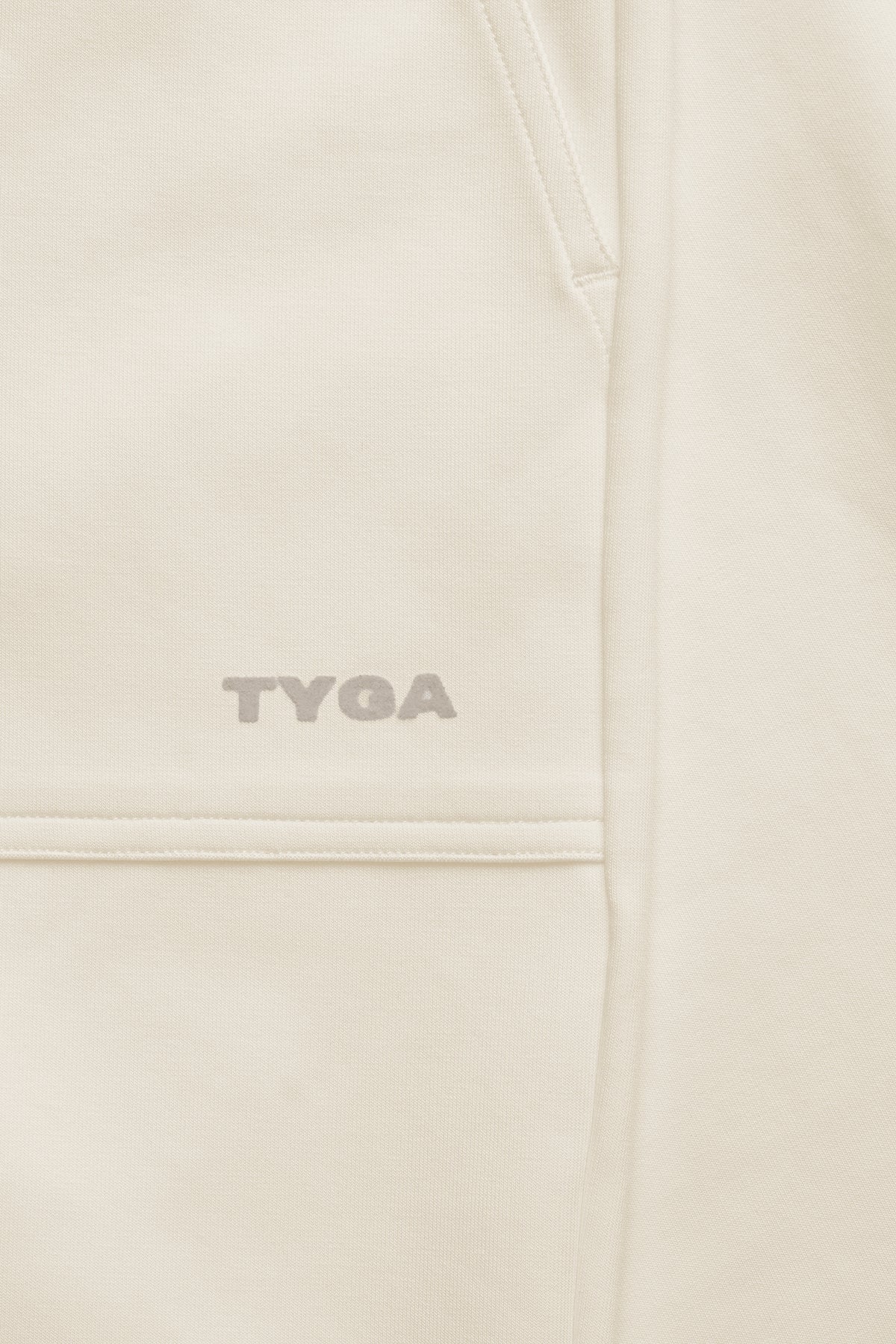 LETTER OF TYGA SWEATSHORT - BEIGE