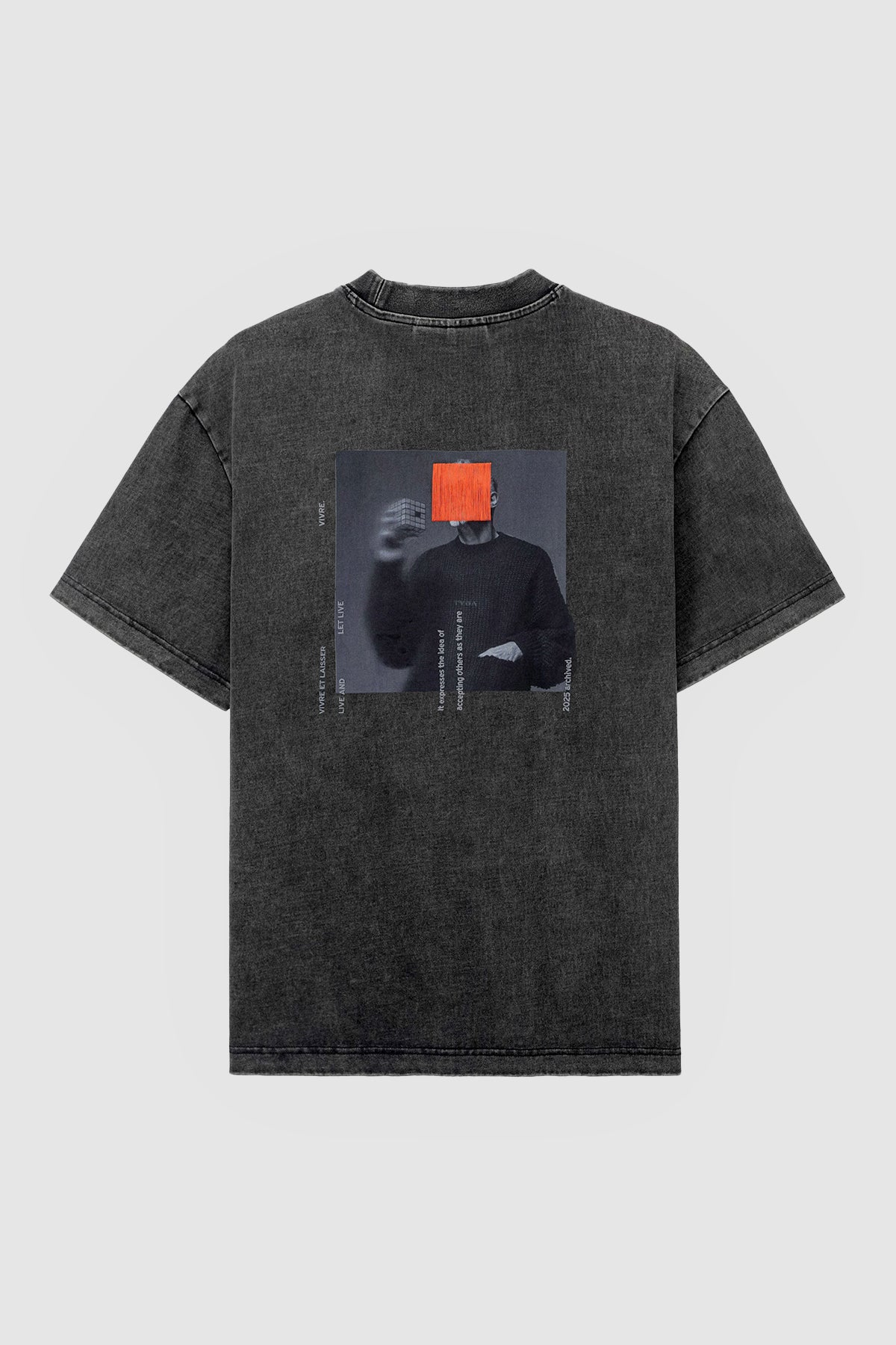 REAL AGE OVERSIZED T-SHIRT - BLACK