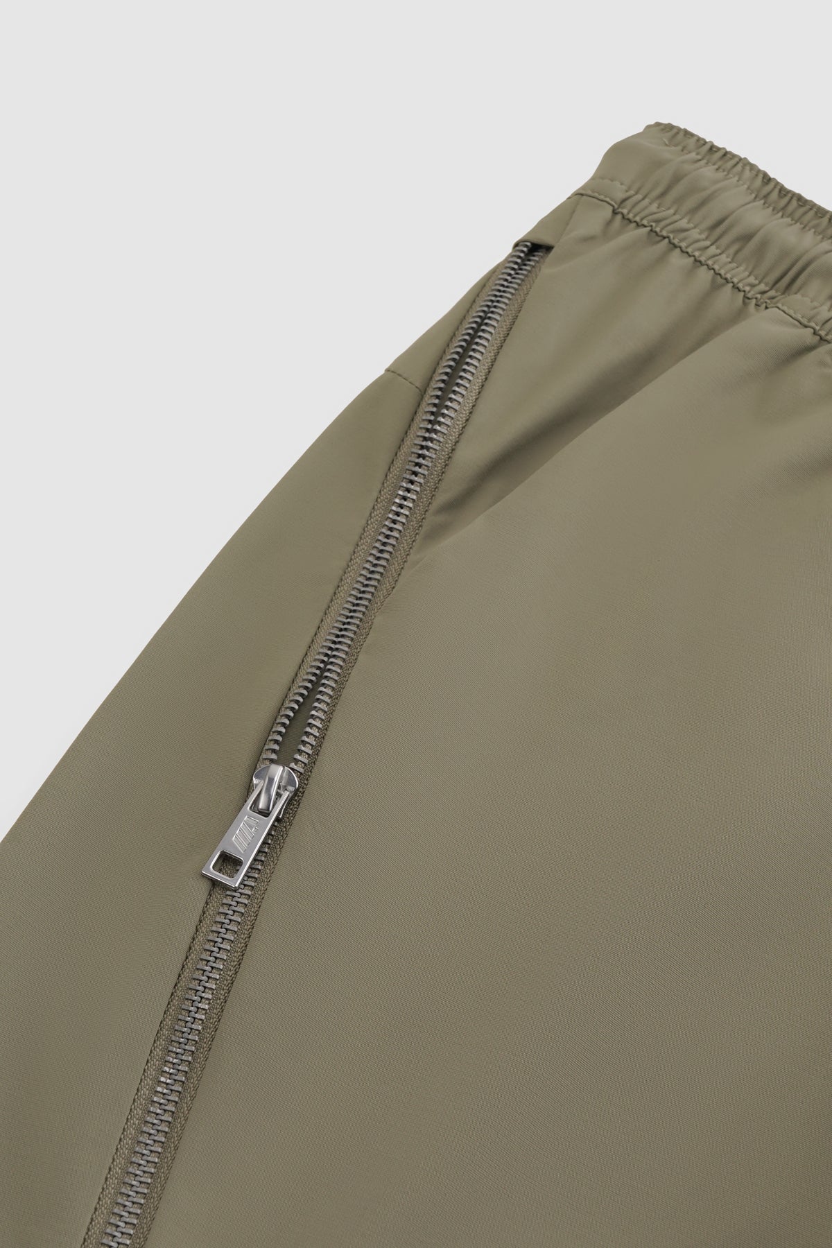 TYGA RUBBER NYLON TRACK PANTS - ARMY GREEN