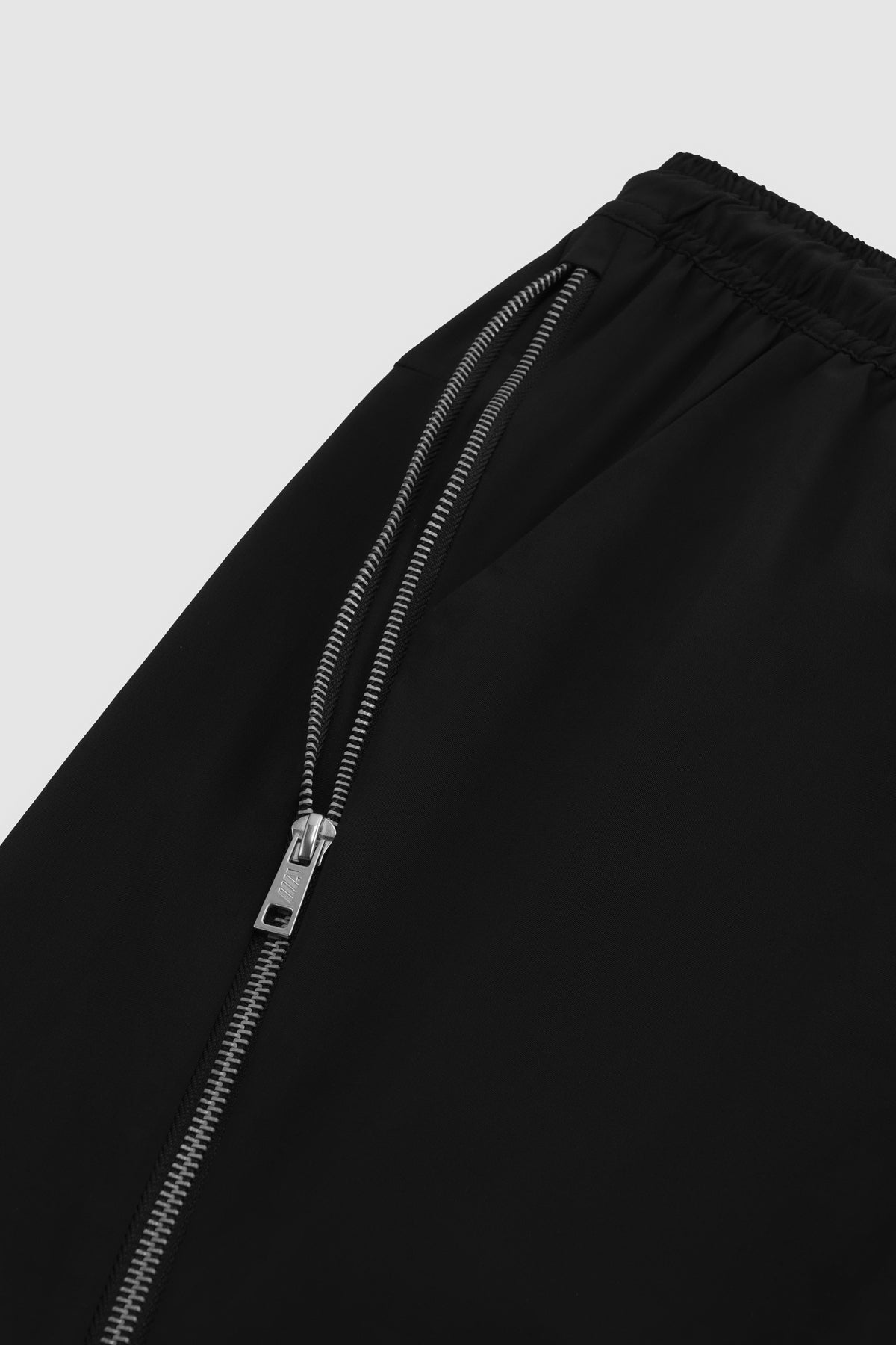 TYGA RUBBER NYLON TRACK PANTS - BLACK