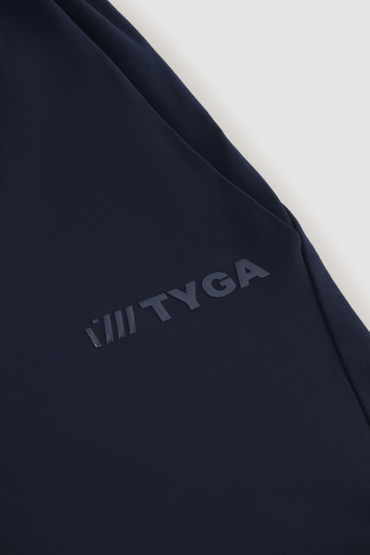 TYGA RUBBER NYLON TRACK PANTS - NAVY
