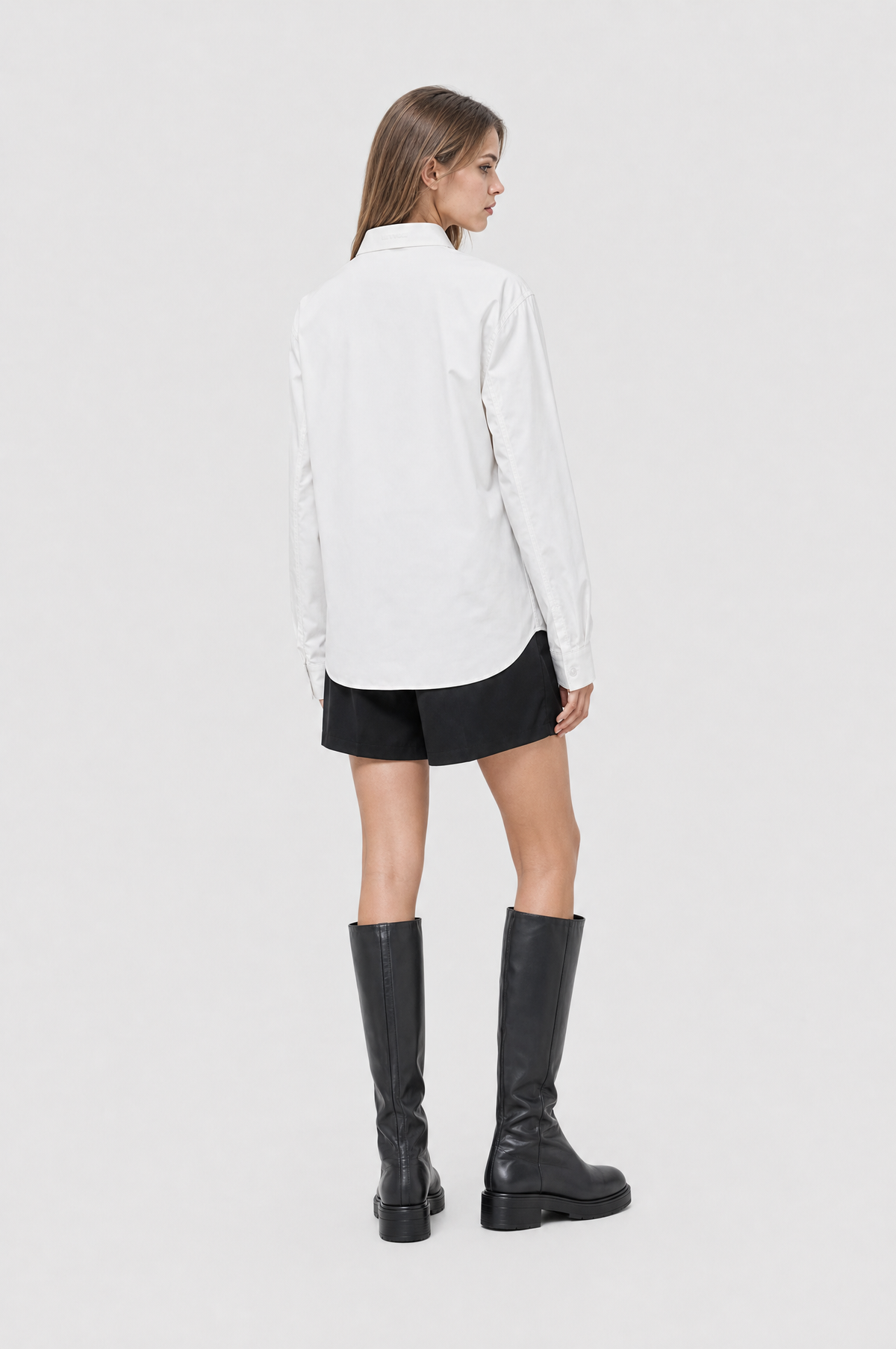 SKYFALL EMBROIDERY SHIRT - WHITE