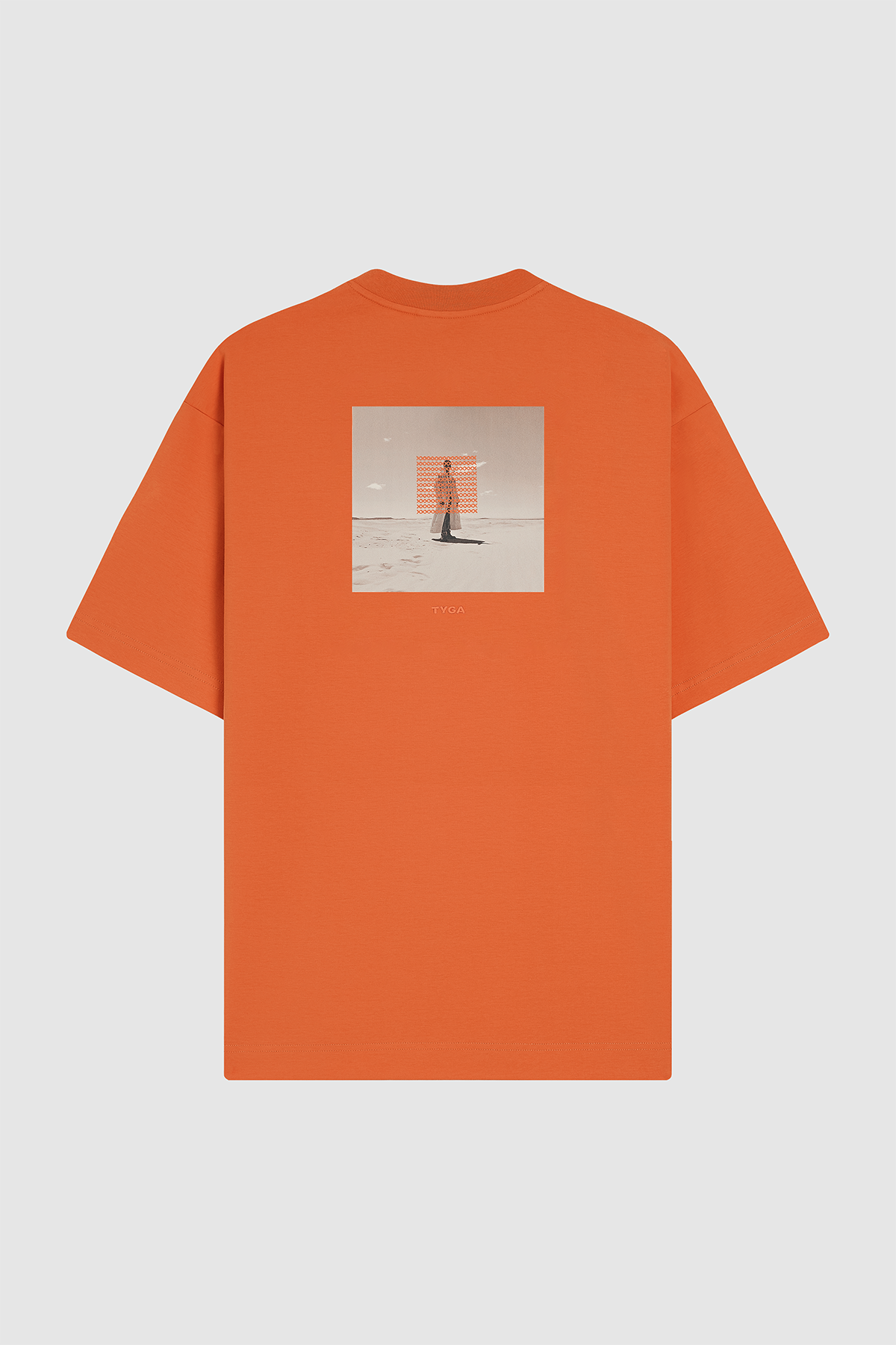 HEATWAVE COTTON T-SHIRT - ORANGE