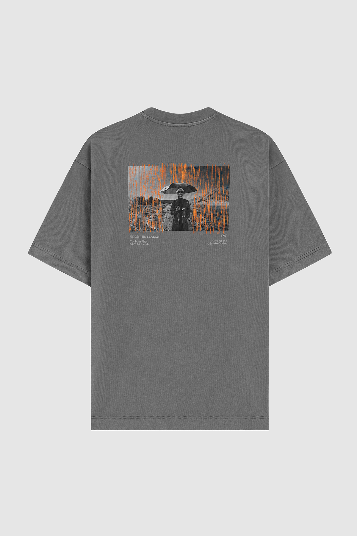 RIGHT TO EXIST T-SHIRT- STONE BLUE