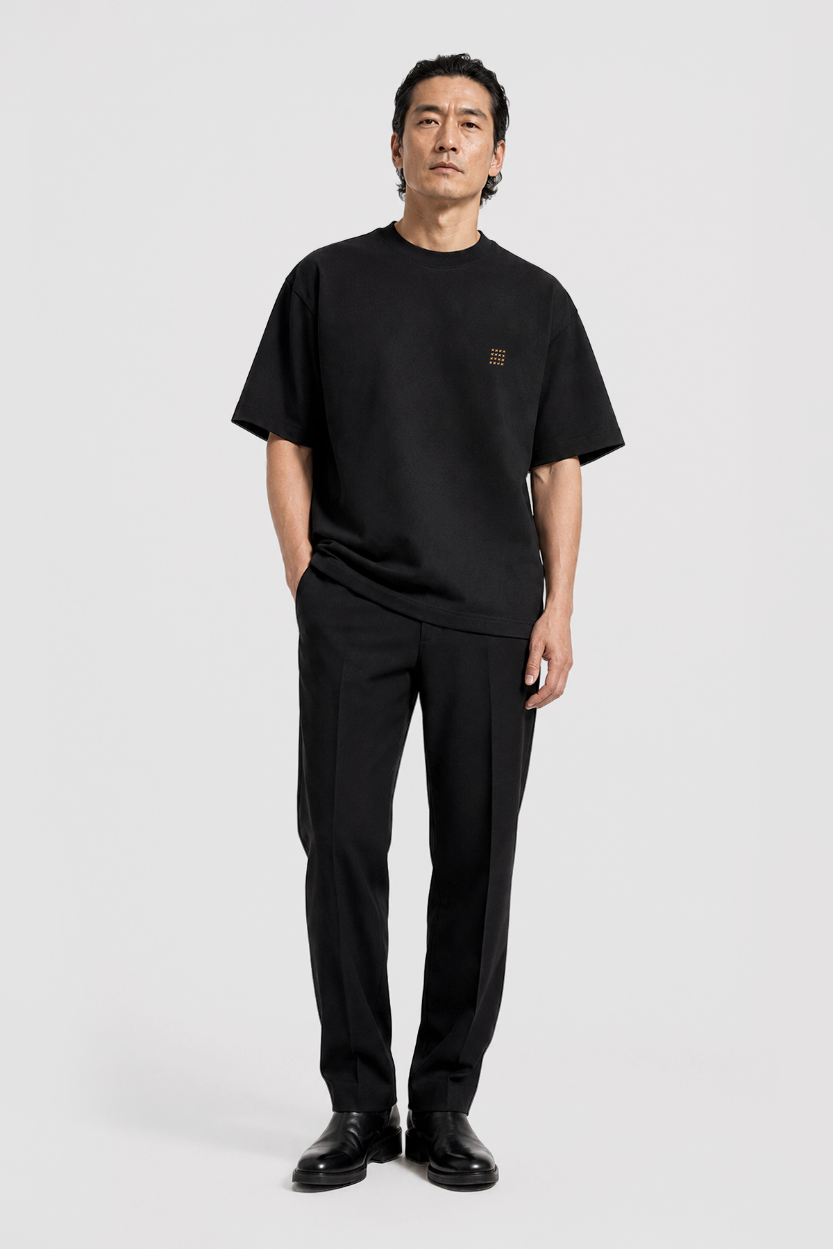 HEATWAVE COTTON T-SHIRT - BLACK