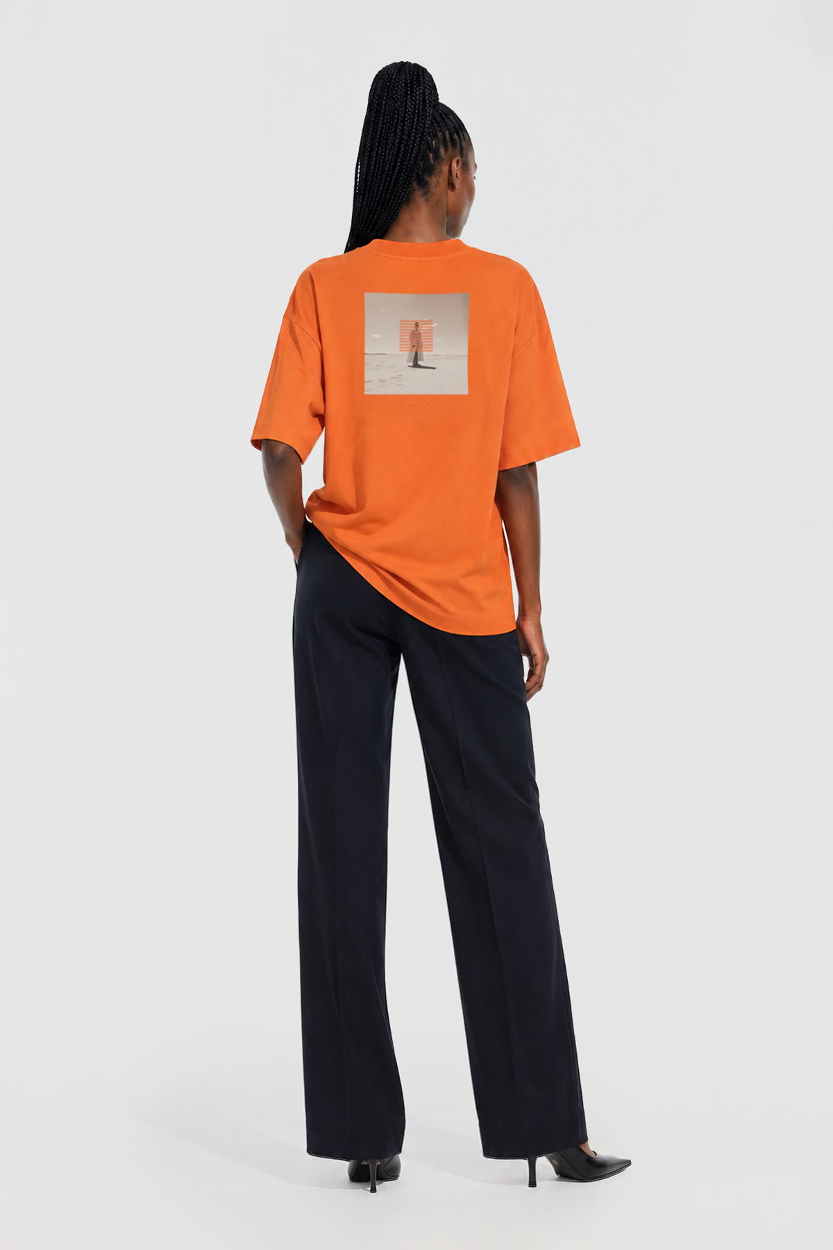 HEATWAVE COTTON T-SHIRT - ORANGE