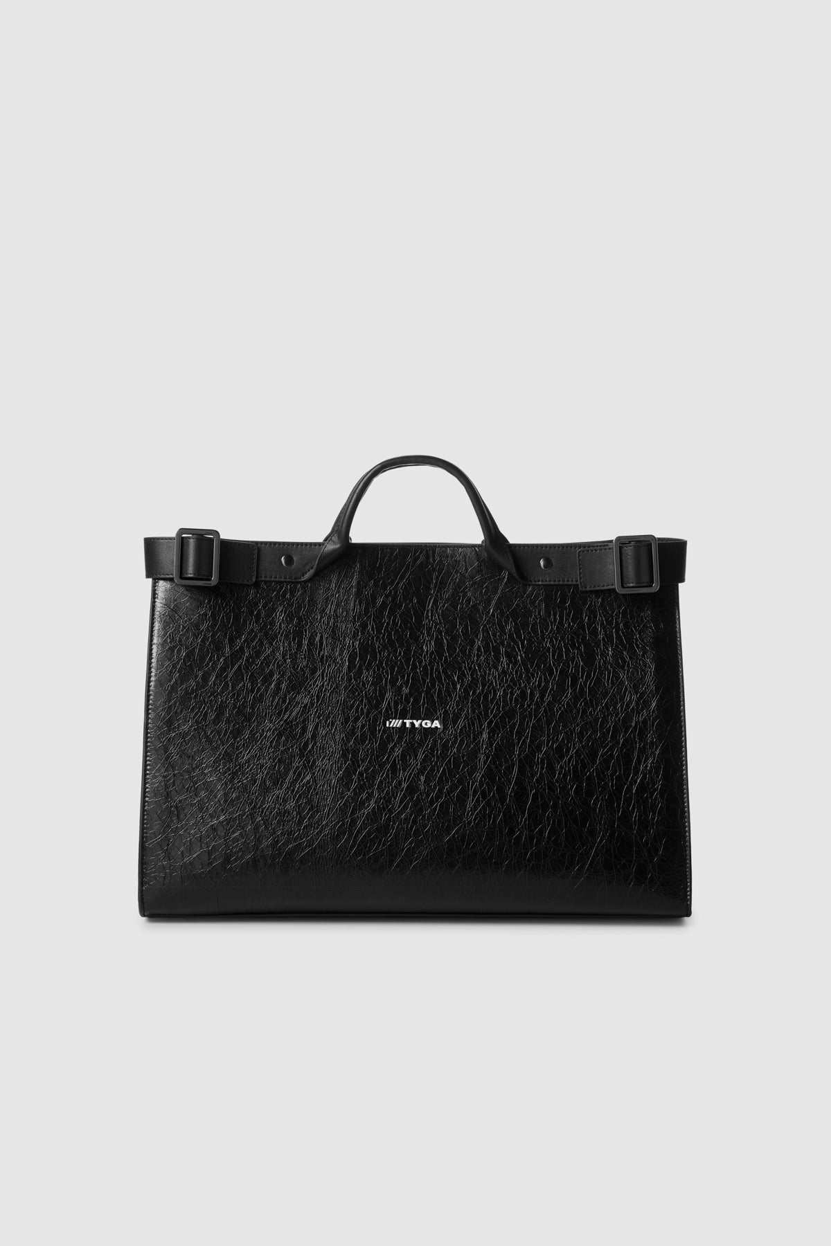 TYGA ARCHIVED MESSSENGER BAG - BLACK