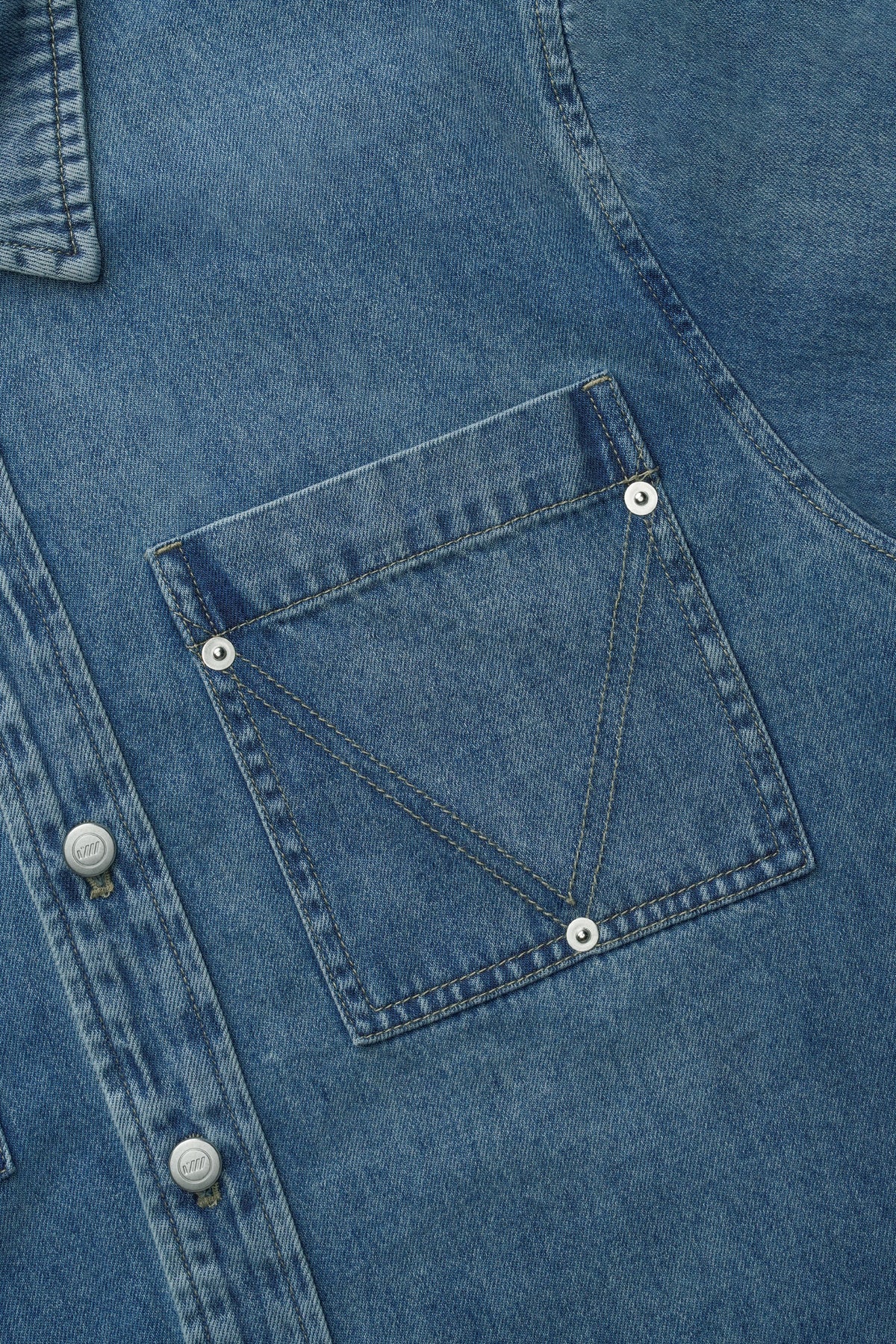 TYGA DENIM OVERSHIRT - INDIGO