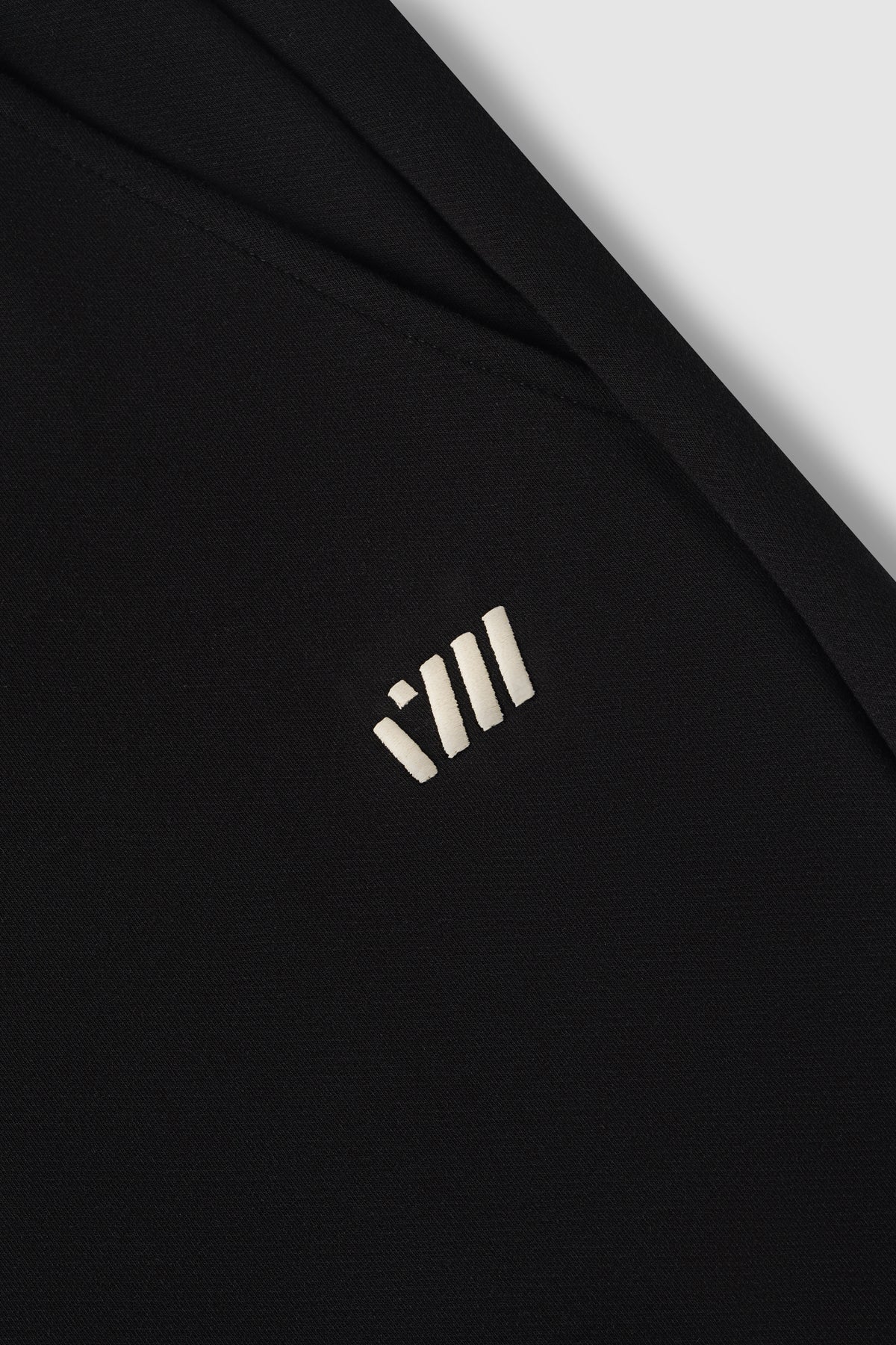 TYGA ICON EMBROIDERY COTTON SWEATPANTS - BLACK