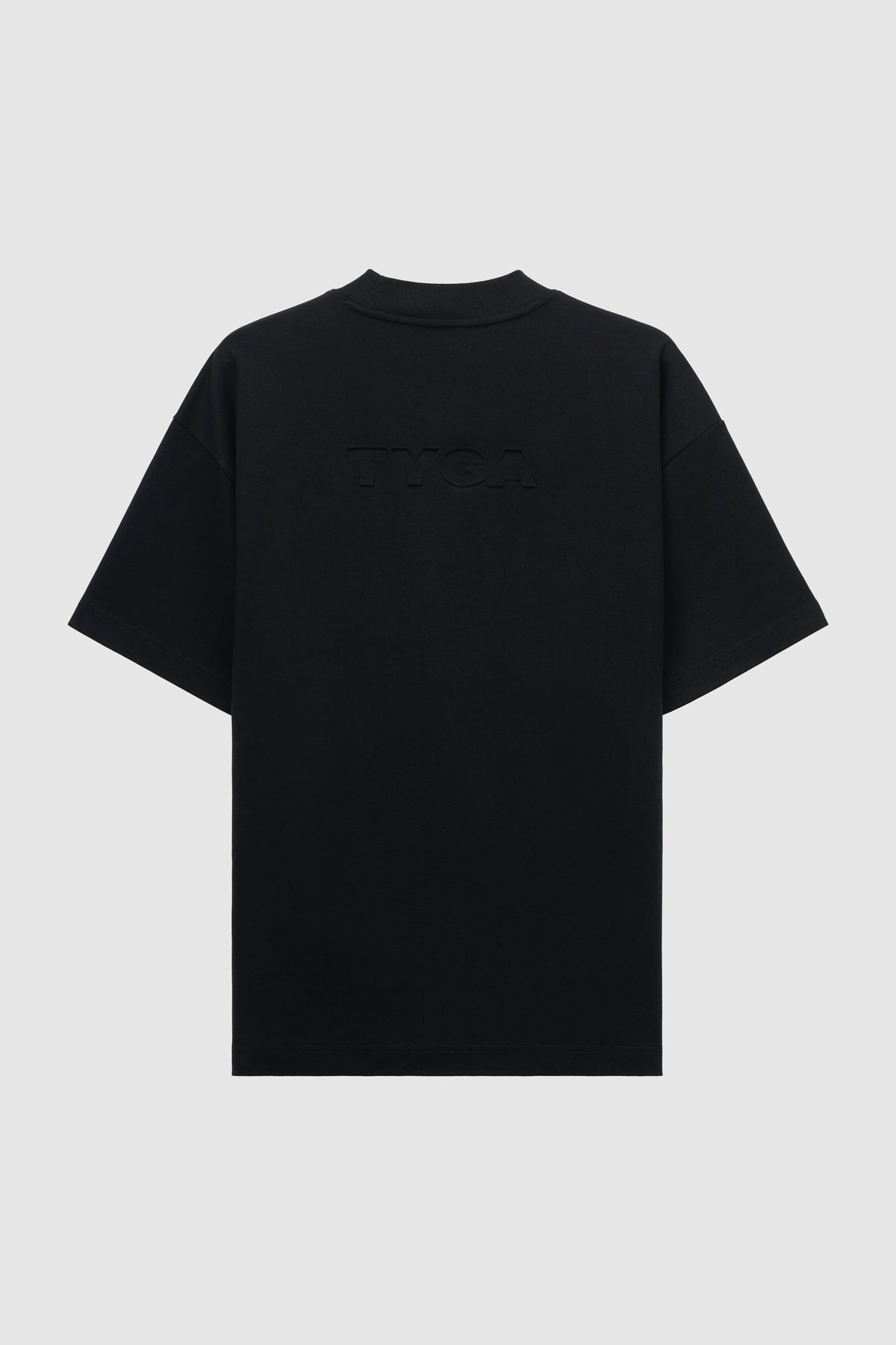TYGA ICON EMBROIDERY T-SHIRT - BLACK