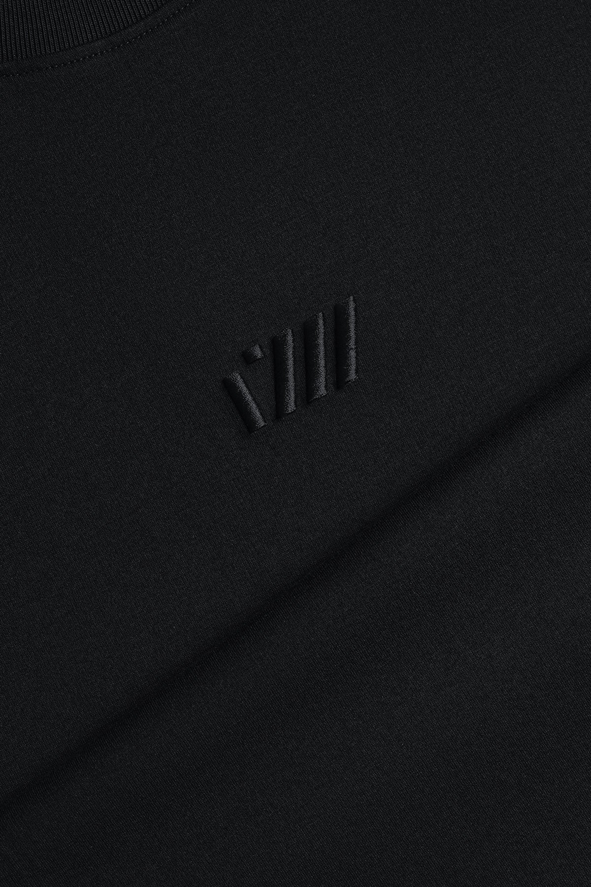 TYGA ICON EMBROIDERY T-SHIRT - BLACK