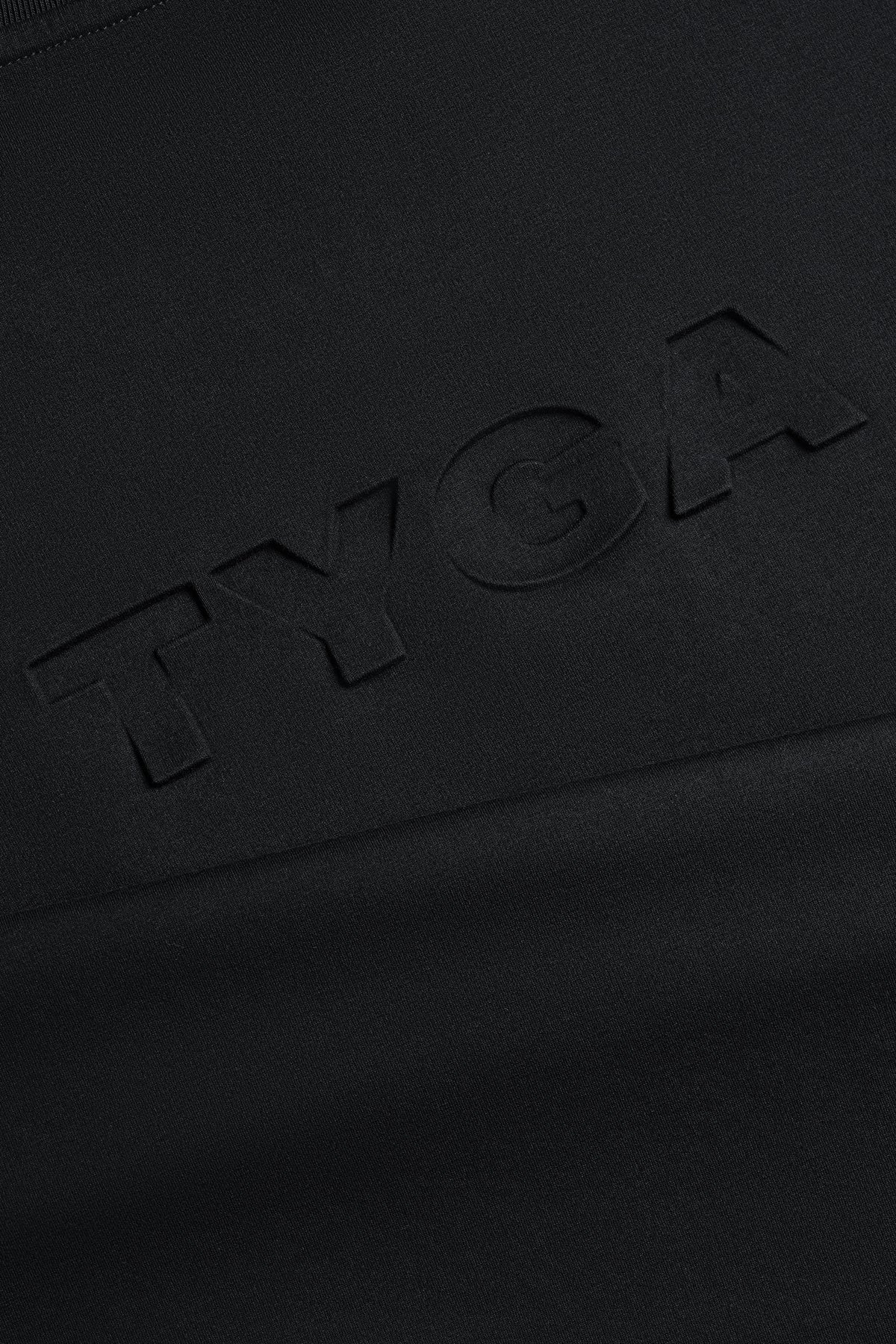 TYGA ICON EMBROIDERY T-SHIRT - BLACK