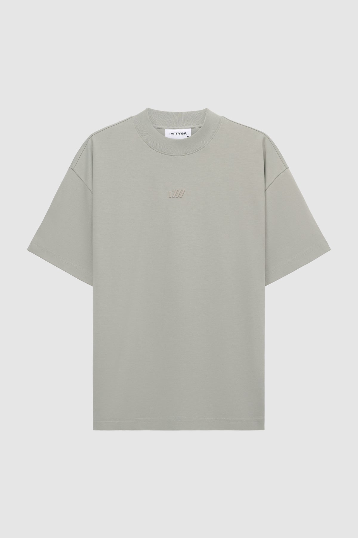 TYGA ICON EMBROIDERY T-SHIRT - TAUPE