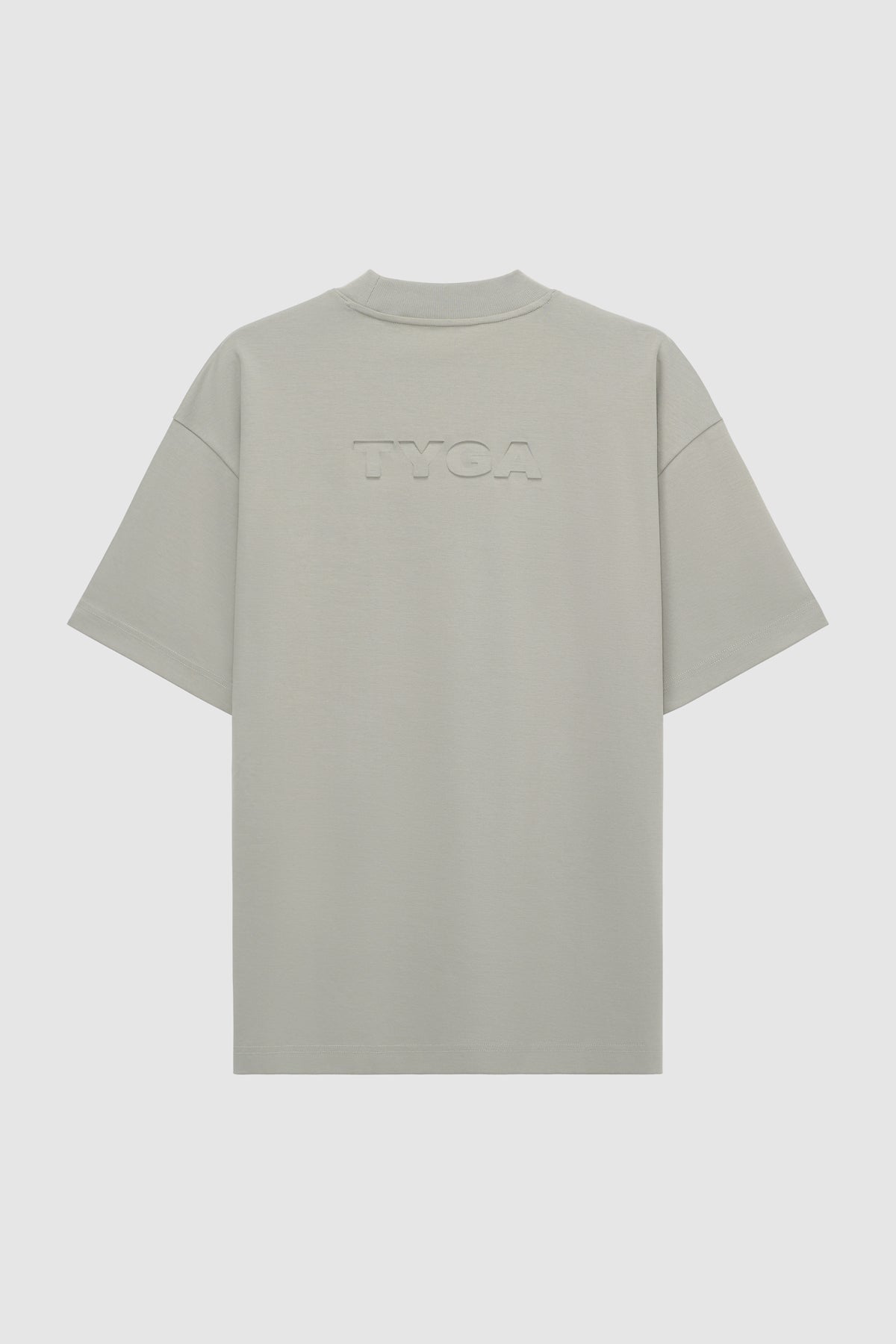 TYGA ICON EMBROIDERY T-SHIRT - TAUPE