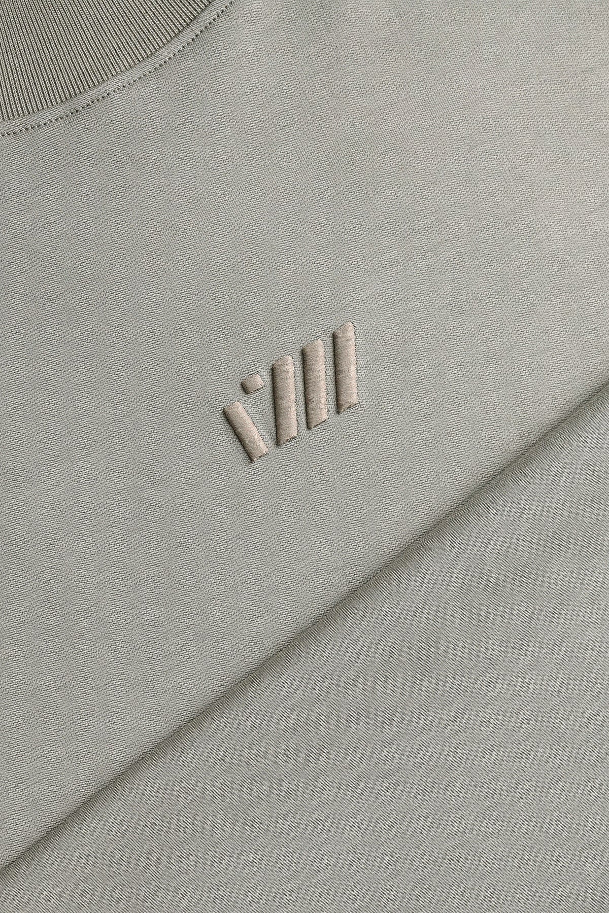 TYGA ICON EMBROIDERY T-SHIRT - TAUPE