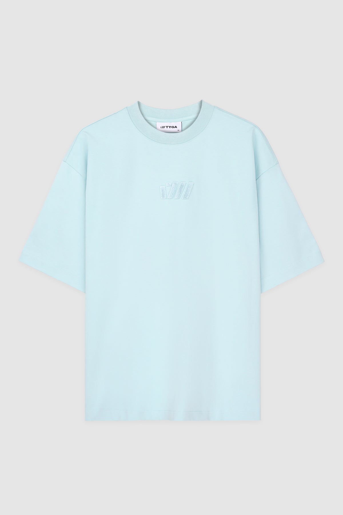 TYGA ICON TB EMBROIDERY OVERSIZED T-SHIRT - SKY BLUE