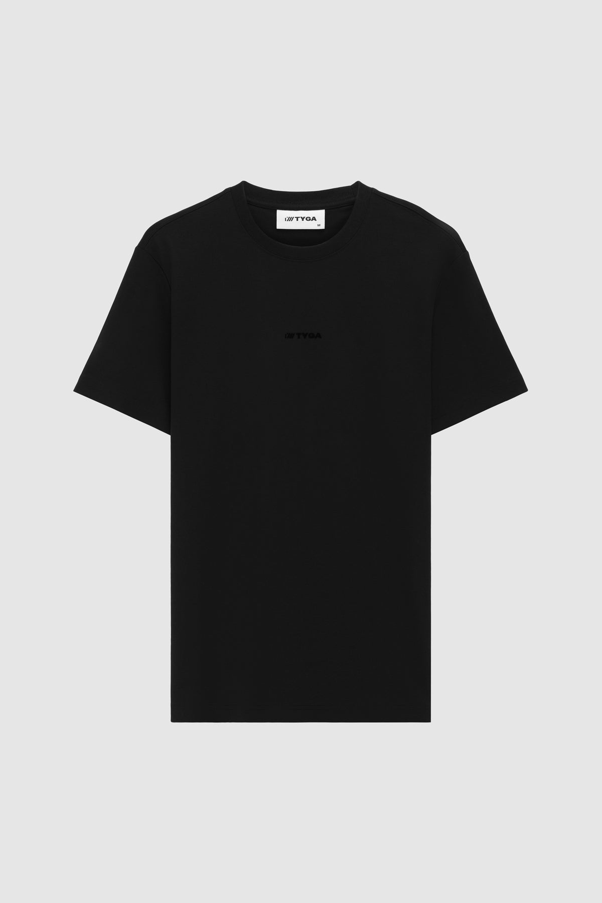 OS CROSS EMBROIDERY T-SHIRT - BLACK