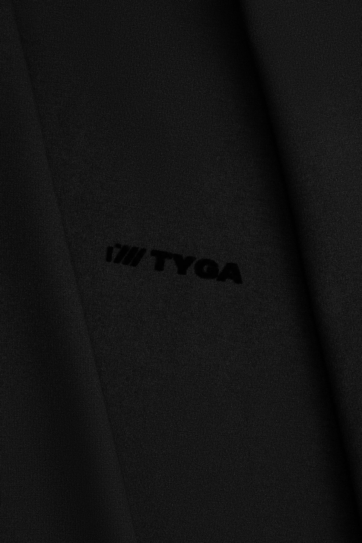 OS CROSS EMBROIDERY T-SHIRT - BLACK