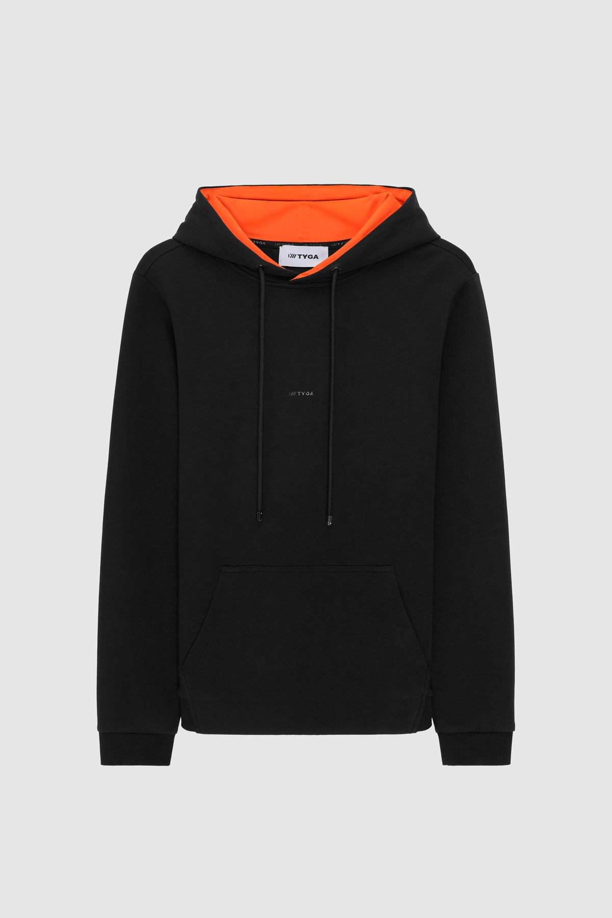 TYGA RUBBER HOODIE - BLACK