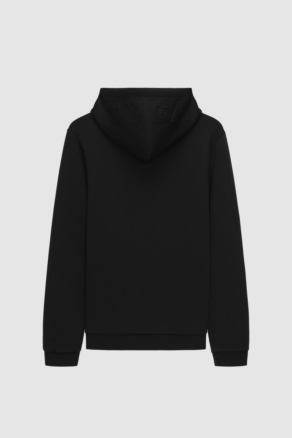 TYGA RUBBER HOODIE - BLACK
