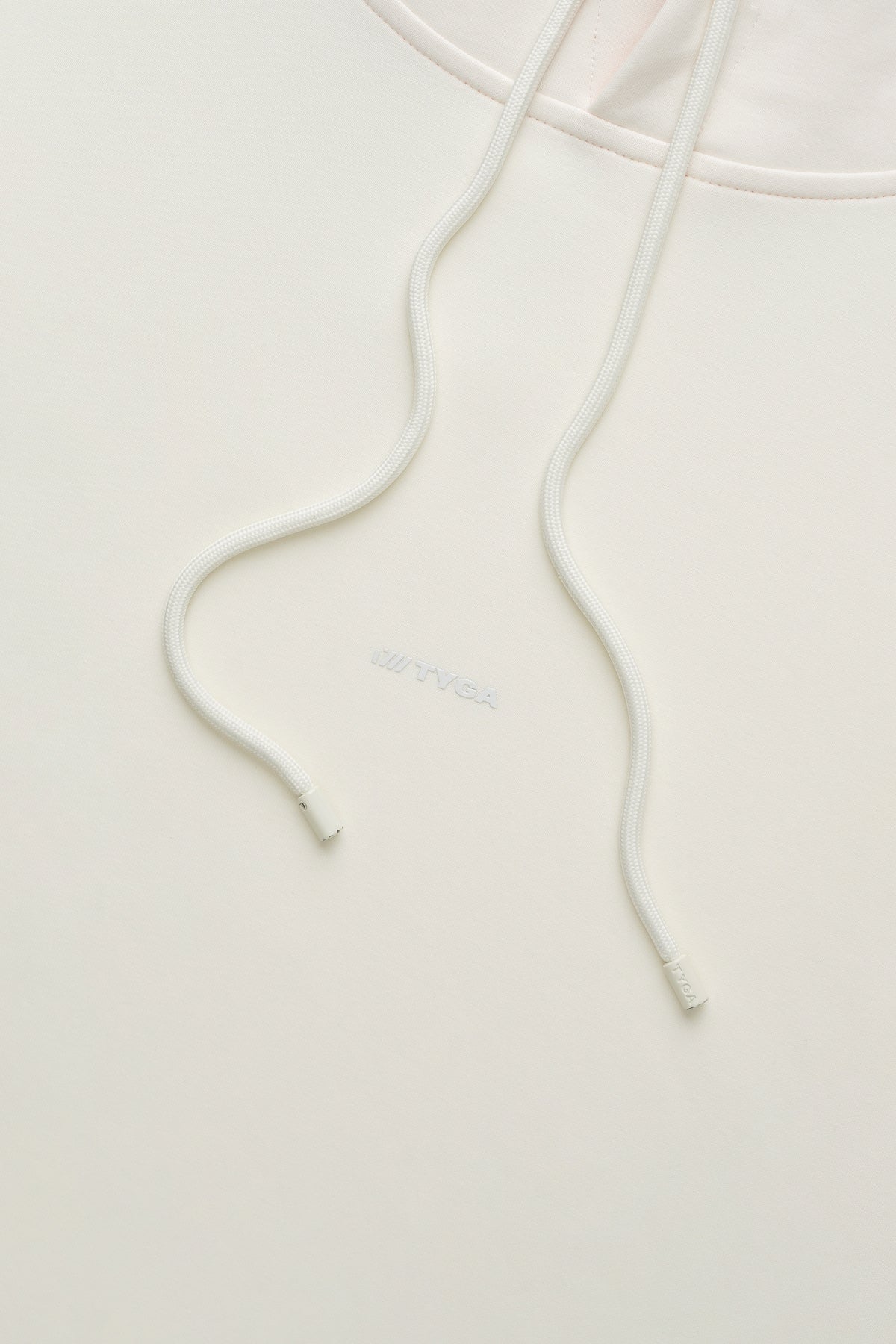 TYGA RUBBER HOODIE - BROKEN WHITE