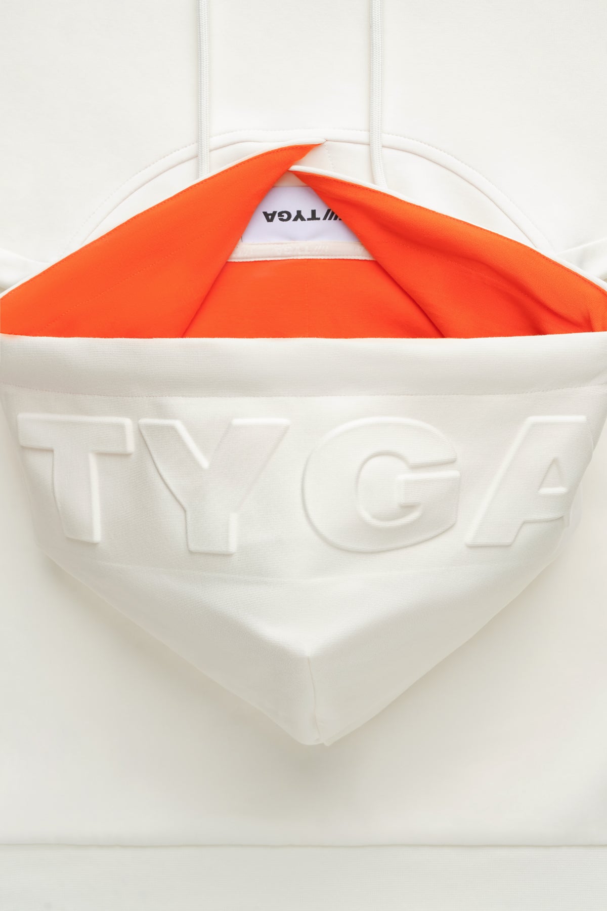 TYGA RUBBER HOODIE - BROKEN WHITE