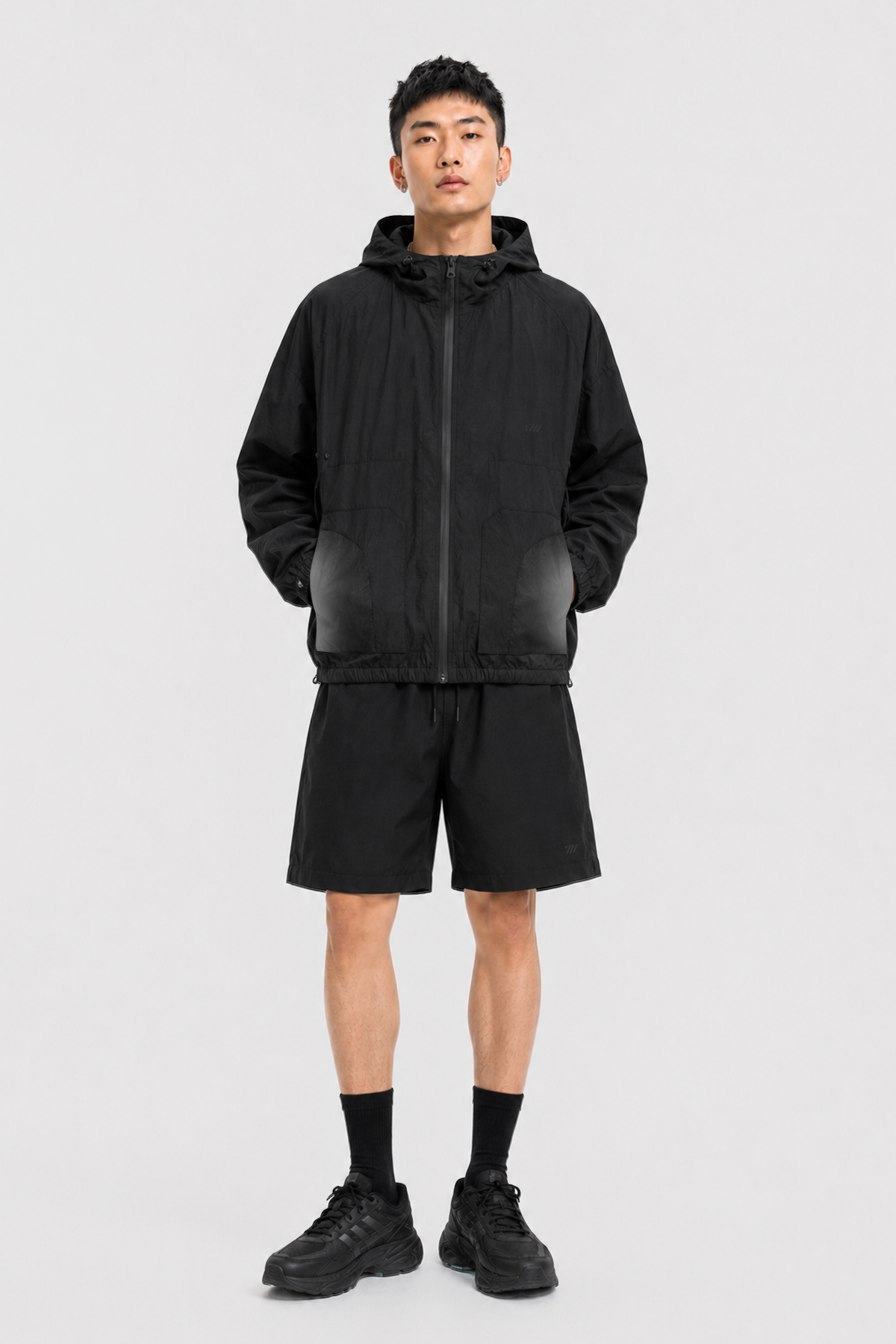 TYGA ICON PARACHUTE JACKET - BLACK