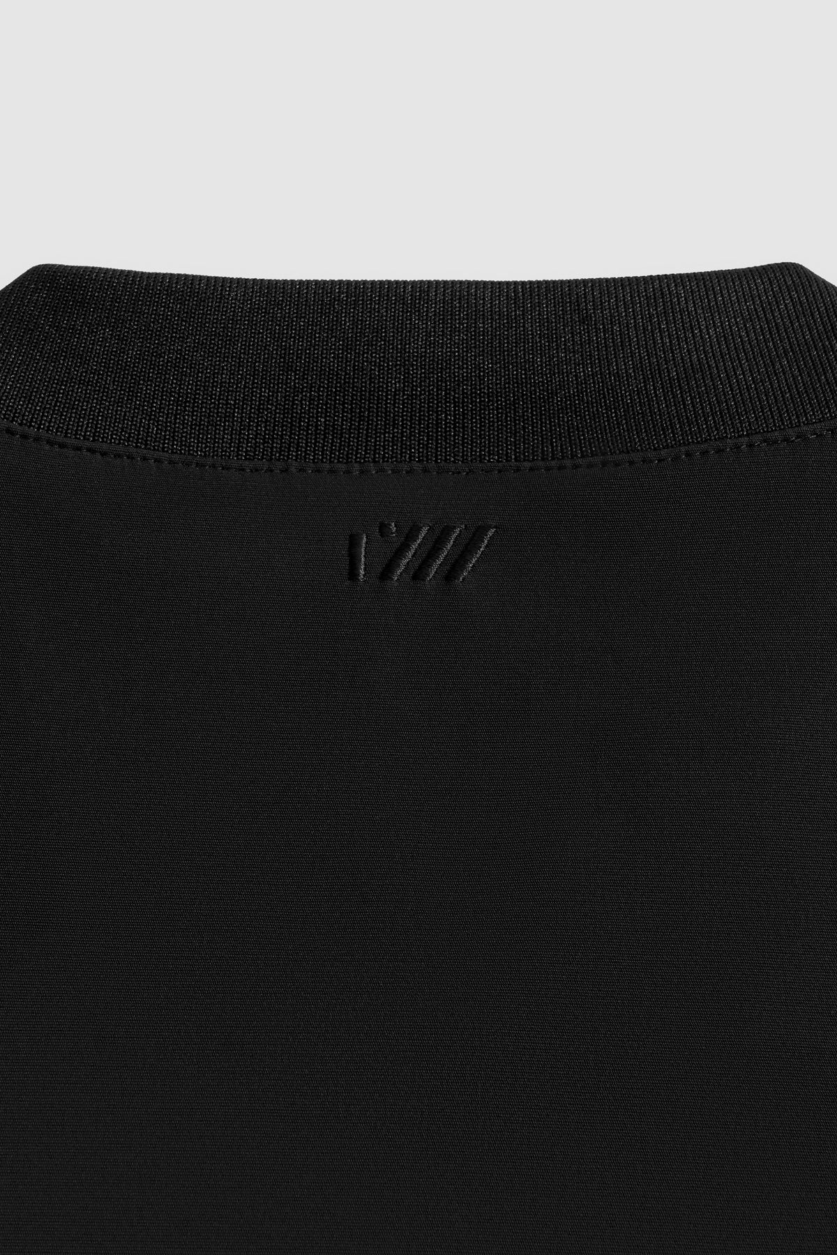 TYGA EMBROIDERY NYLON JACKET - BLACK