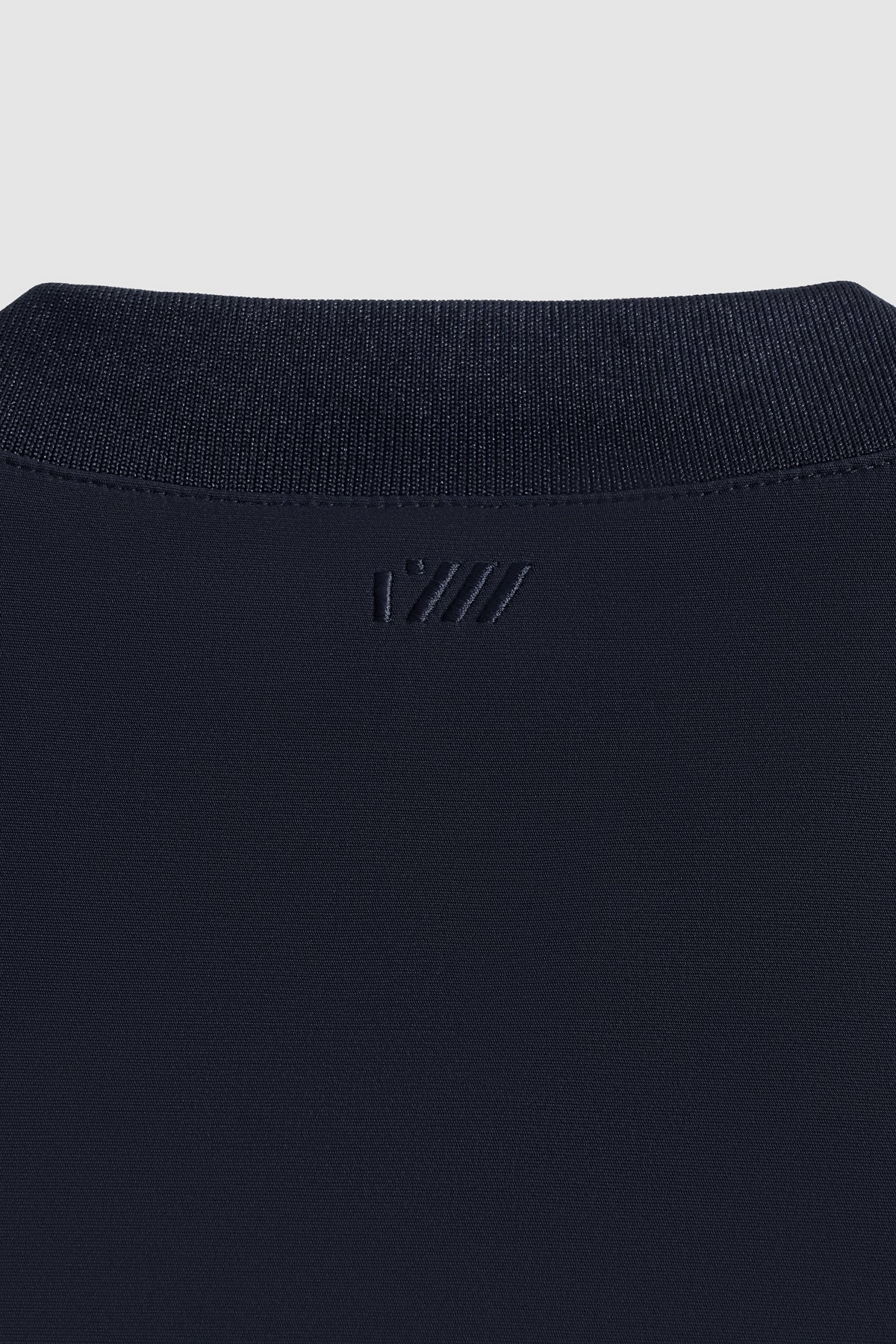 TYGA EMBROIDERY NYLON JACKET - DUSTY BLUE