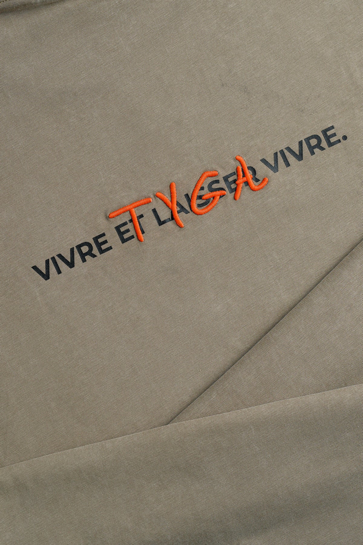 VIVRE ET LAISSER VIVRE T-SHIRT - WOOD BROWN