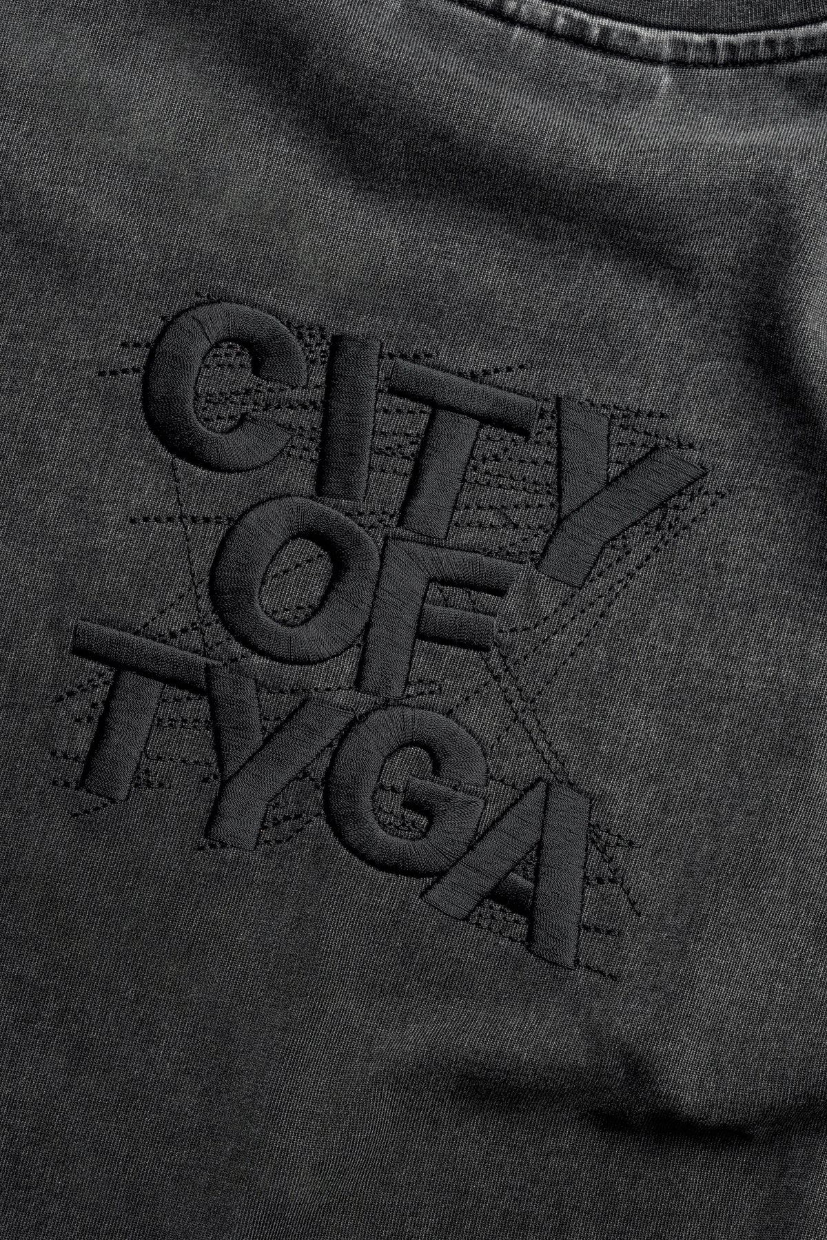 WEAVING COMMUNITY T-SHIRT - BLACK