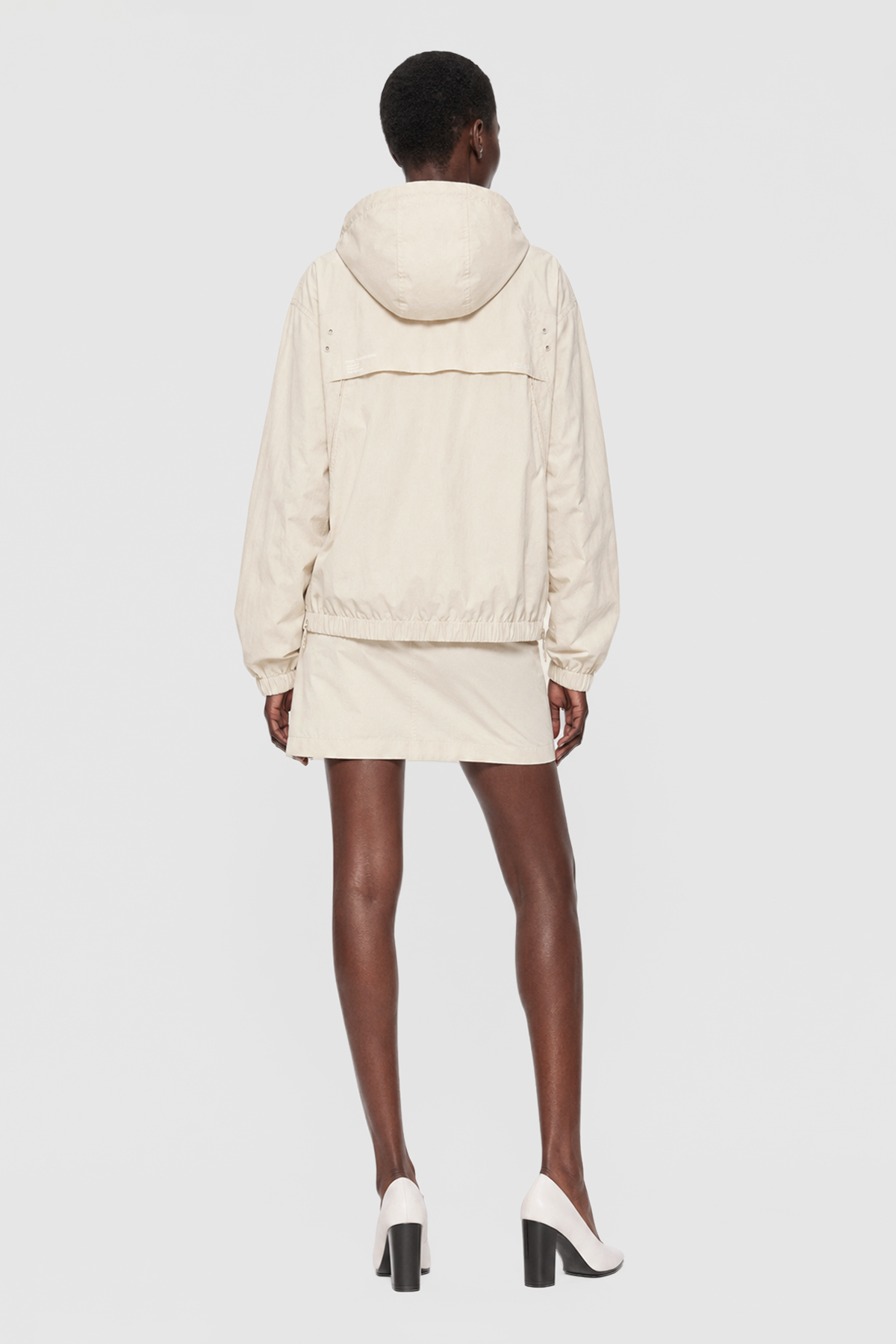 TYGA NYLON JACKET - BEIGE